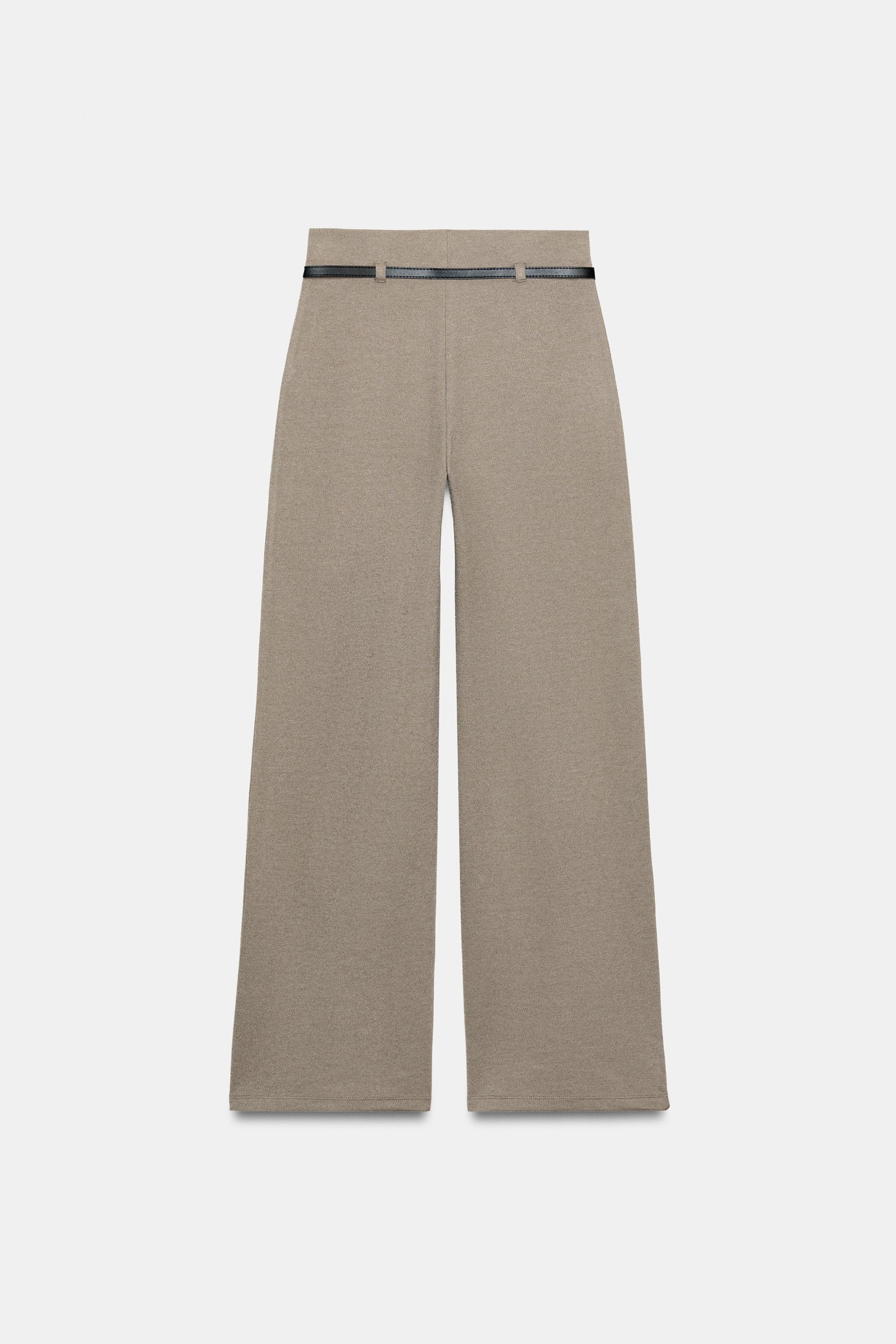 PANTALON PALAZZO AVEC CEINTURE